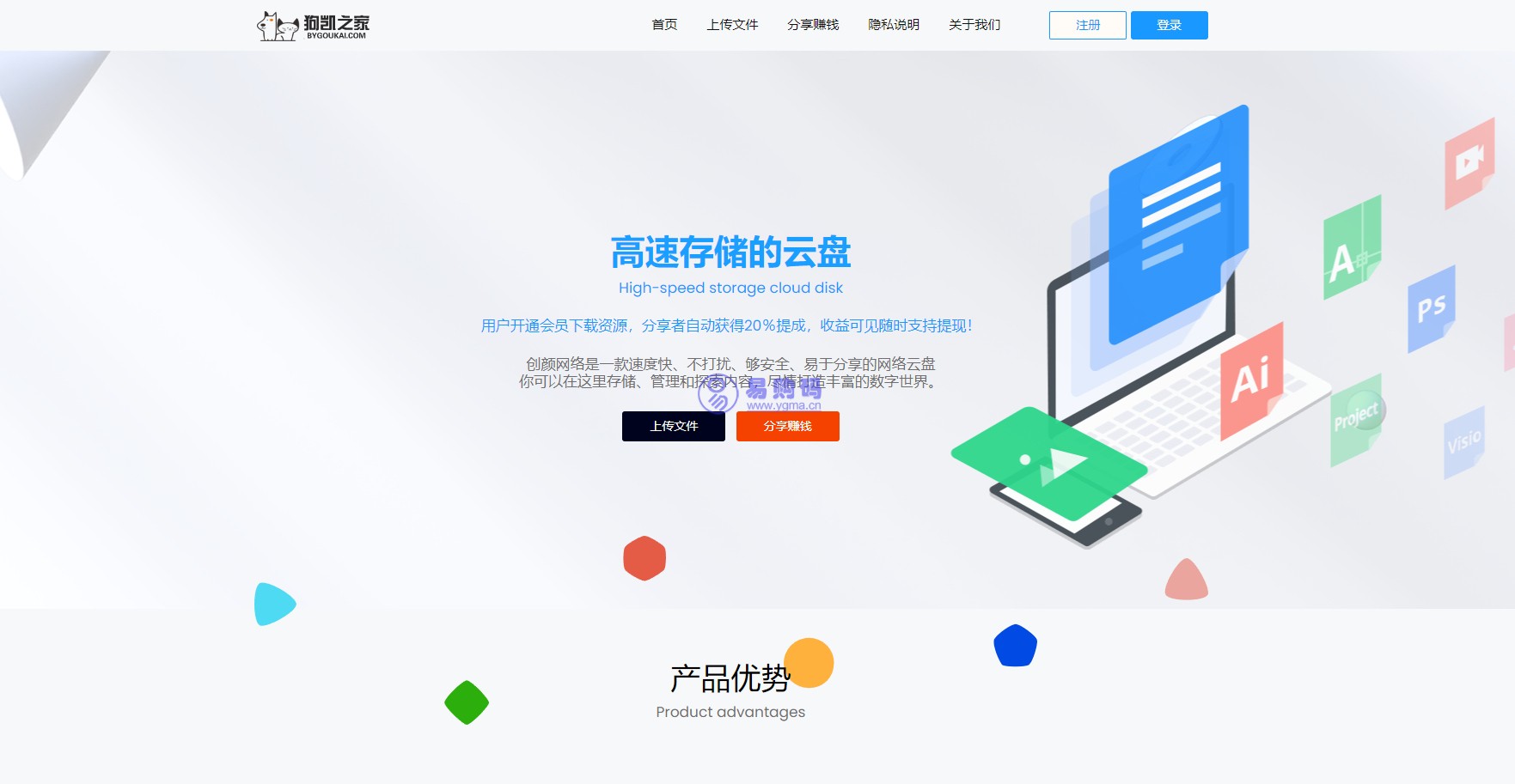 原版开源网盘系统源码,skpan网赚云盘网站源码